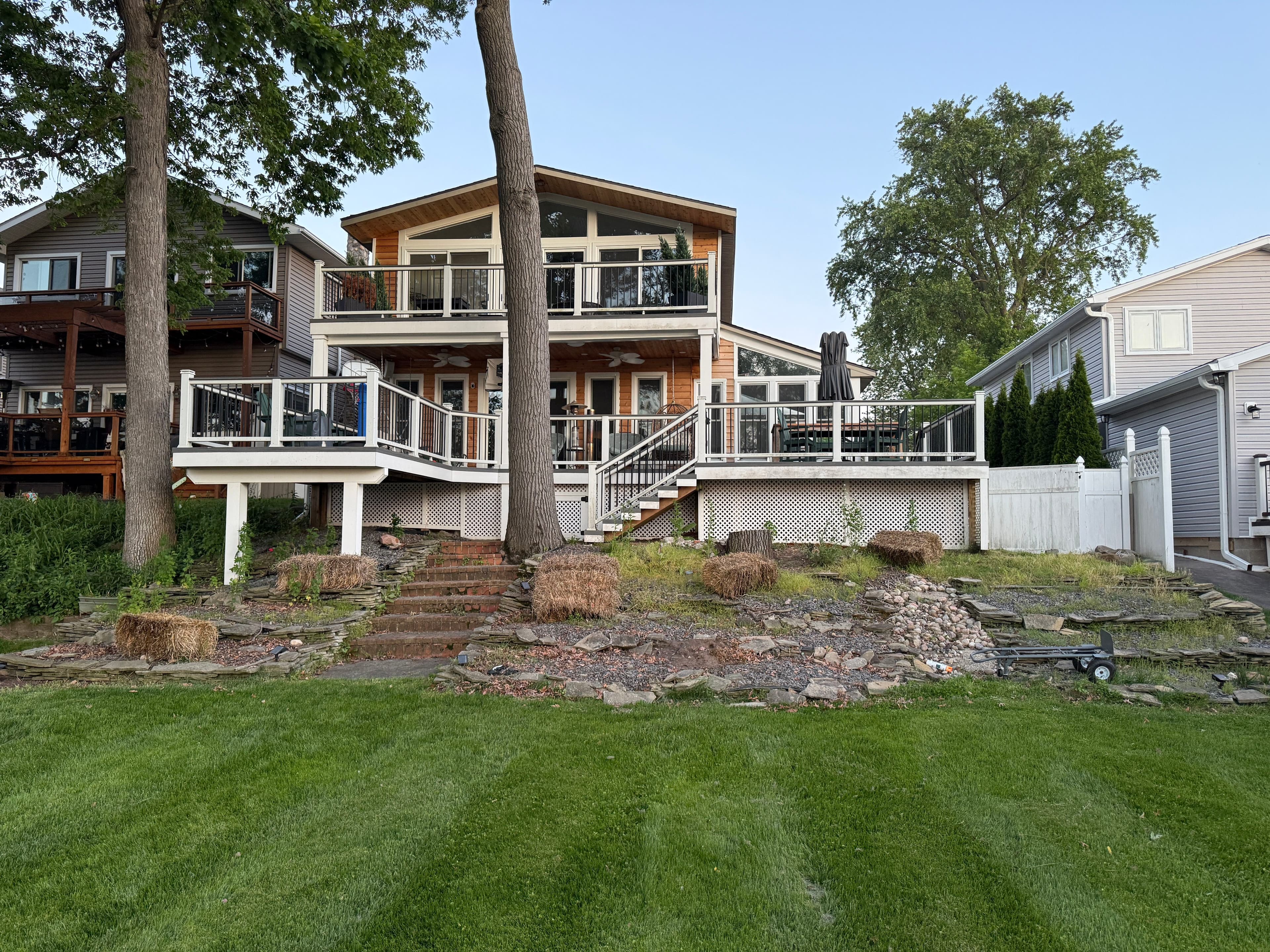 Project Concrete, Retaining Wall, and Outdoor Lighting Done Right image