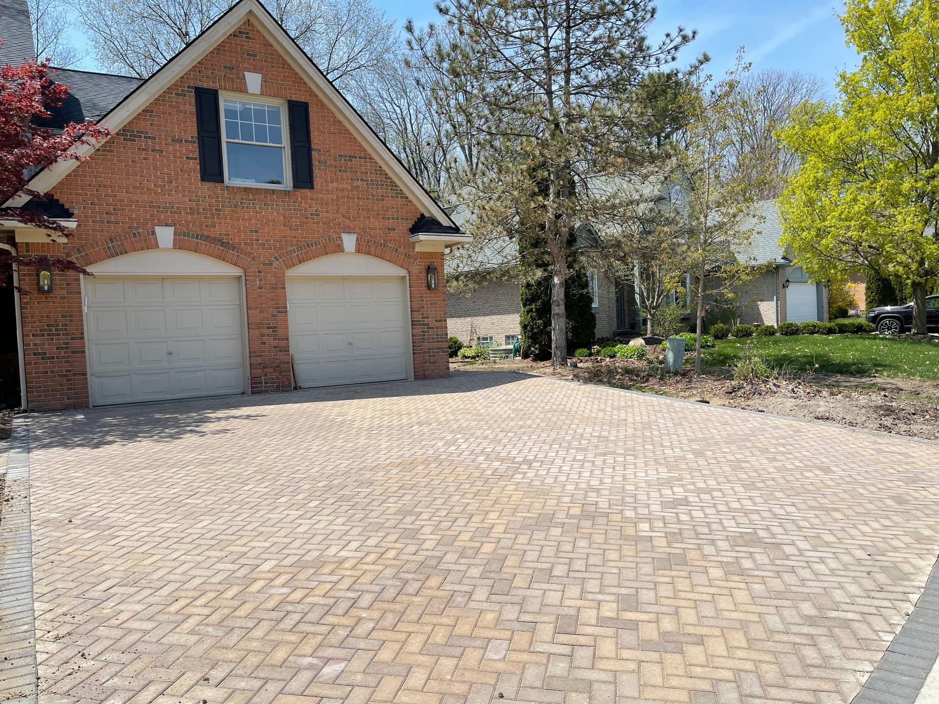Gallery photos for Stunning Holland Paver Install for Outdoor Boost: Image #1