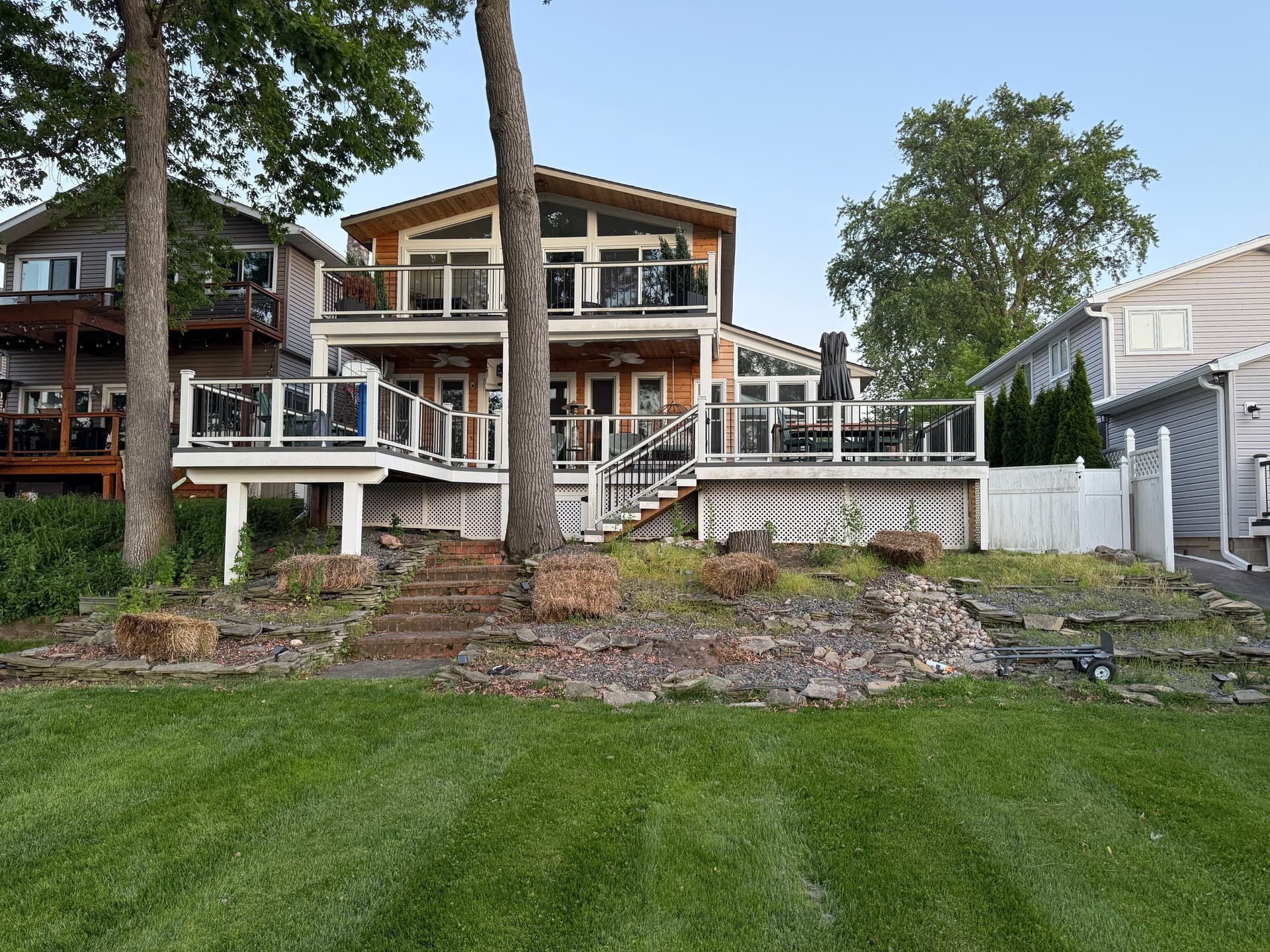 Concrete, Retaining Wall, and Outdoor Lighting Done Right image