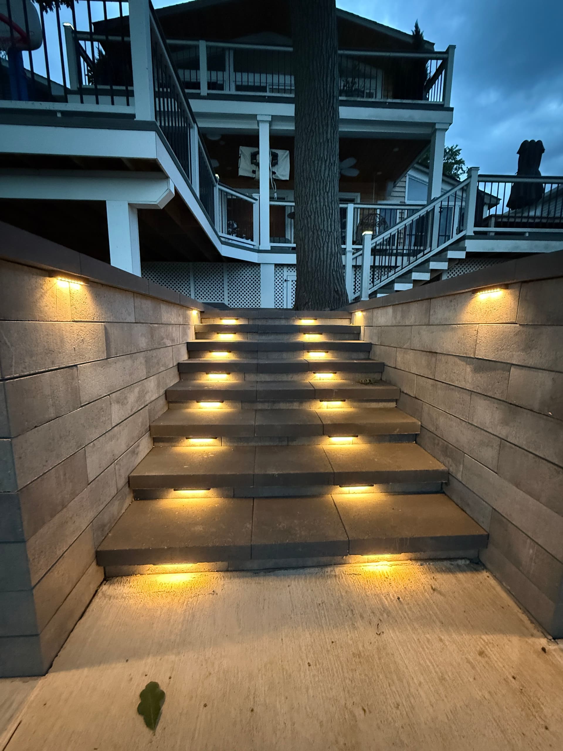 Gallery photos for Concrete, Retaining Wall, and Outdoor Lighting Done Right: Image #4